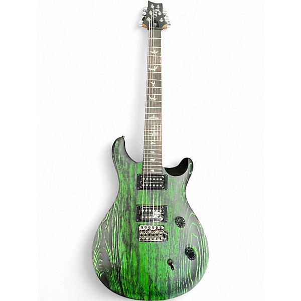 Used PRS SE SWAMP ASH CE 24 Green Solid Body Electric Guitar