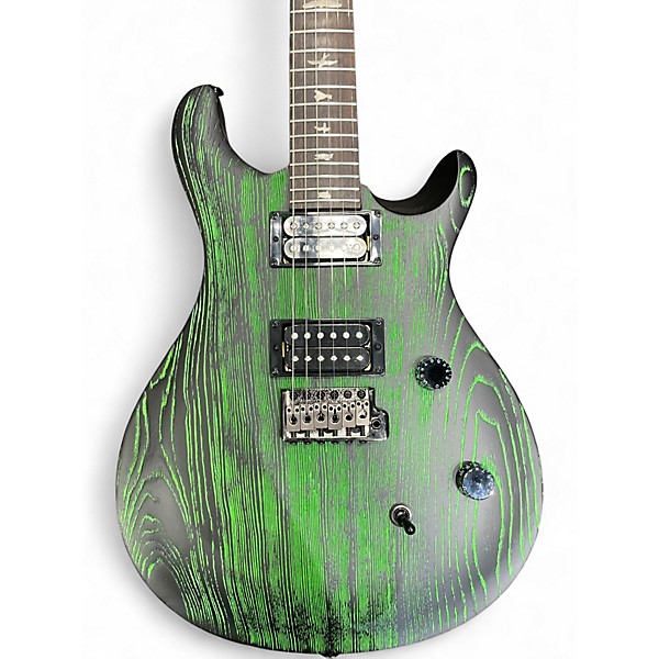 Used PRS SE SWAMP ASH CE 24 Green Solid Body Electric Guitar