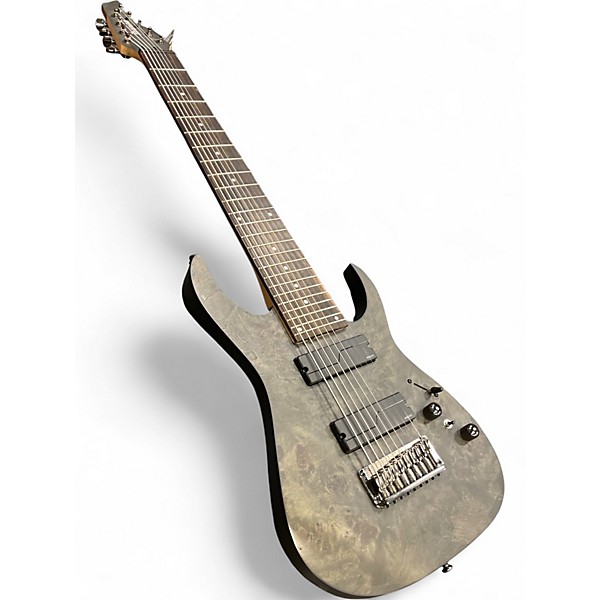 Used Ibanez RG9PB RG TRANSPARENT GRAY Solid Body Electric Guitar
