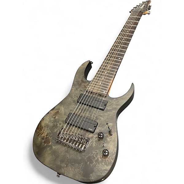 Used Ibanez RG9PB RG TRANSPARENT GRAY Solid Body Electric Guitar