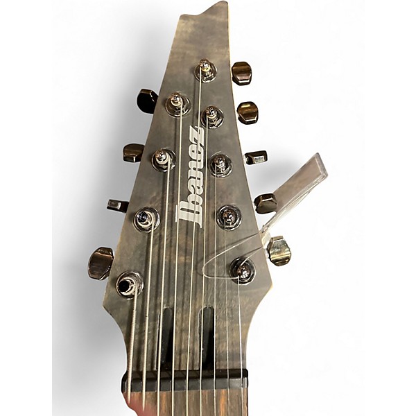 Used Ibanez RG9PB RG TRANSPARENT GRAY Solid Body Electric Guitar