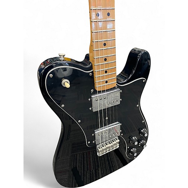 Used Fender Classic Series '72 Telecaster Deluxe Black Solid Body Electric Guitar
