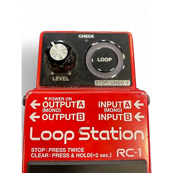 Used BOSS RC1 Loop Station Pedal