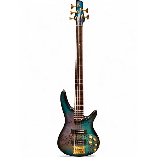Used Ibanez SR405EPBDX TROPICAL SEAFLOOR Electric Bass Guitar