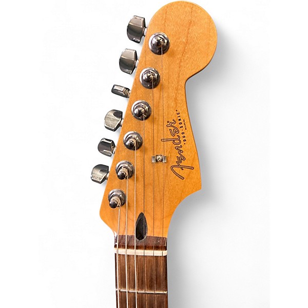 Used Fender Duo Sonic HS Surf Pearl Solid Body Electric Guitar