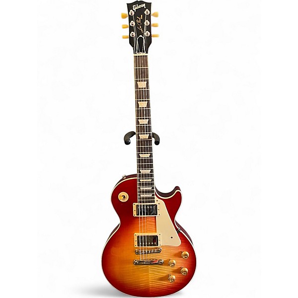 Used Gibson Les Paul Standard Crimson Red Burst Solid Body Electric Guitar