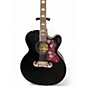 Used Epiphone J-200 EC Studio Black Acoustic Electric Guitar