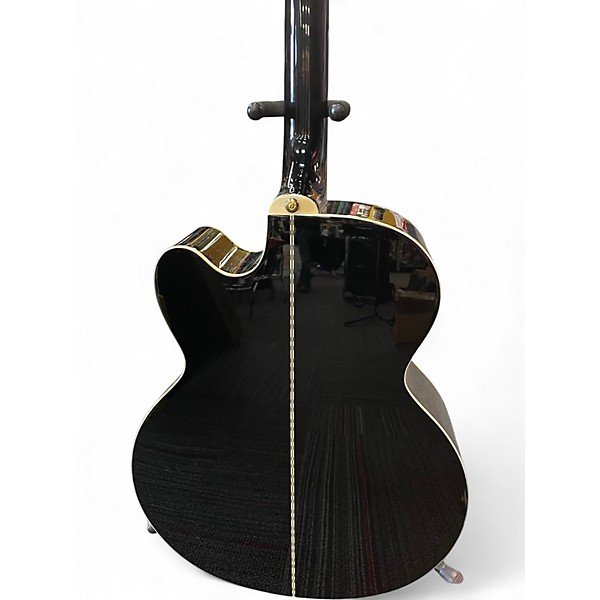 Used Epiphone J-200 EC Studio Black Acoustic Electric Guitar