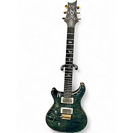 Used PRS Custom 24 Left Handed green ripple abalone Electric Guitar