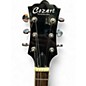 Used Cozart double cut resonator Cherry Hollow Body Electric Guitar