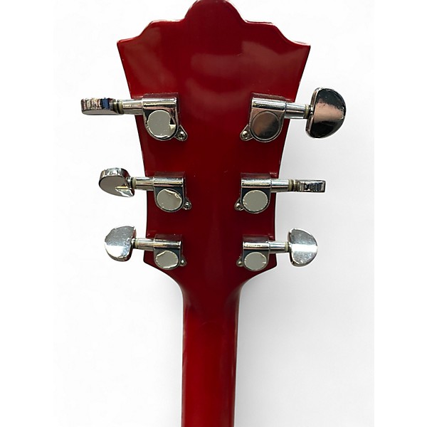 Used Cozart double cut resonator Cherry Hollow Body Electric Guitar