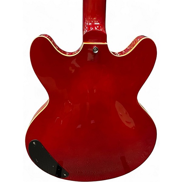 Used Cozart double cut resonator Cherry Hollow Body Electric Guitar