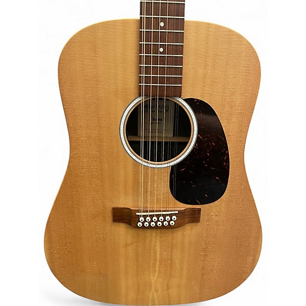Used Martin D-X2E 12 STRING Natural 12 String Acoustic Electric Guitar
