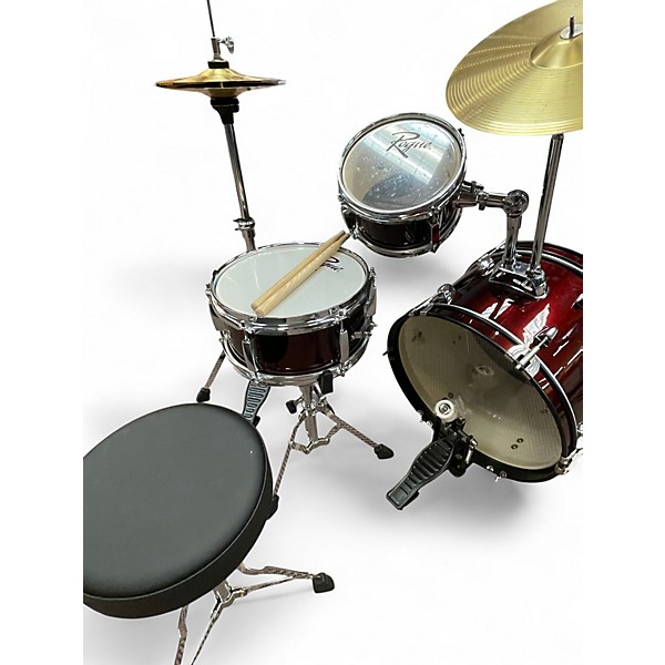 Used Rogue 3 Piece LIL' KICKER 3-PIECE JUNIOR DARK RED Drum Kit