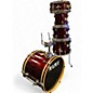 Used Mapex 5 Piece V Series Mini red sparkle Drum Kit