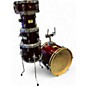 Used Mapex 5 Piece V Series Mini red sparkle Drum Kit