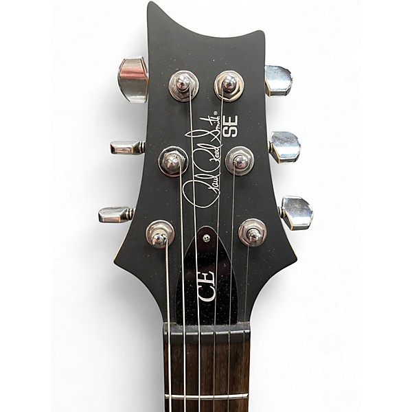 Used PRS SE CE24 Metallic Silver Solid Body Electric Guitar