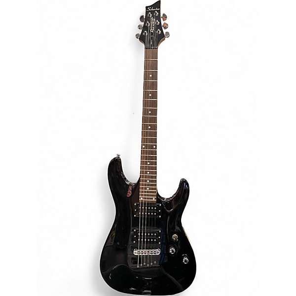 Used Schecter OMEN 6 BLACK Solid Body Electric Guitar