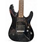 Used Schecter OMEN 6 BLACK Solid Body Electric Guitar
