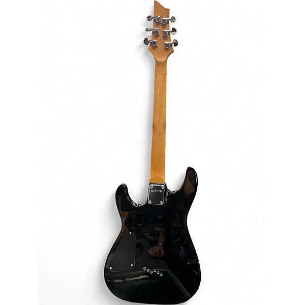 Used Schecter OMEN 6 BLACK Solid Body Electric Guitar