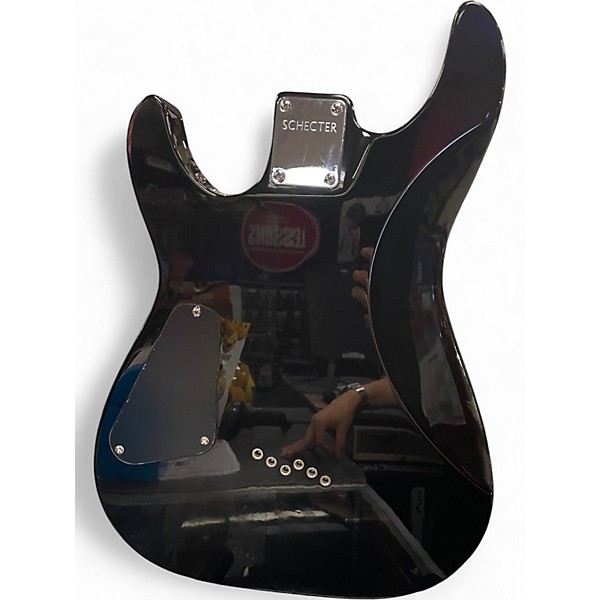 Used Schecter OMEN 6 BLACK Solid Body Electric Guitar