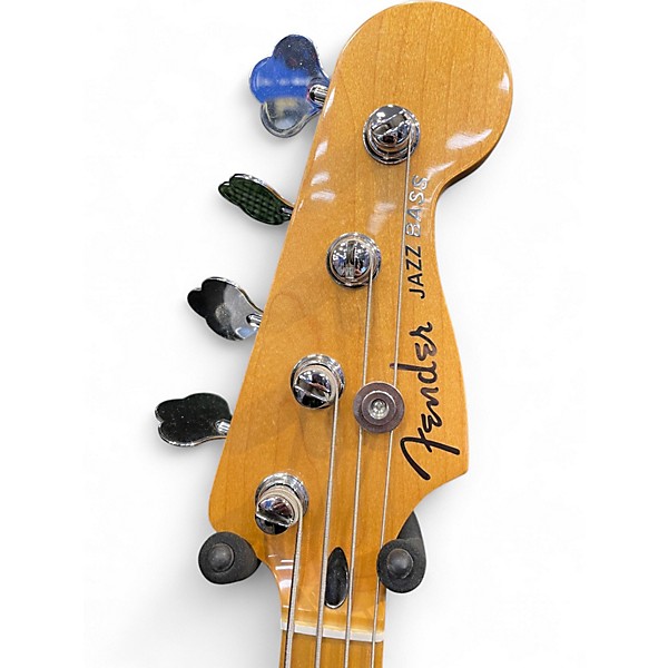 Used 2022 Fender Player Plus Active Jazz Bass AGED CANDY APPLE RED Electric Bass Guitar