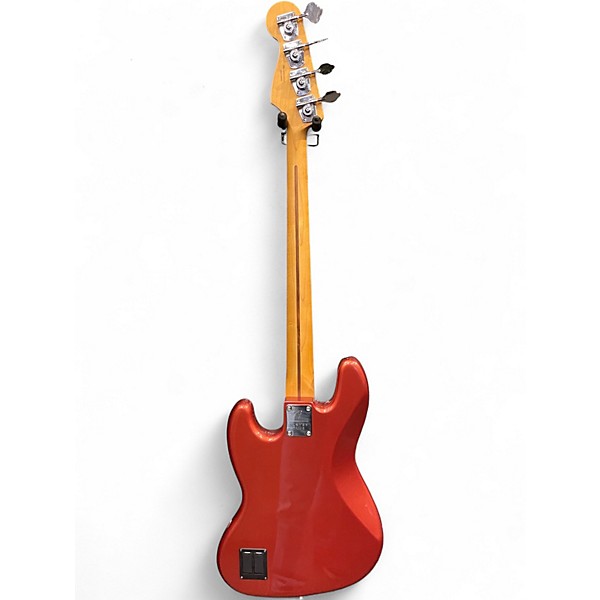 Used 2022 Fender Player Plus Active Jazz Bass AGED CANDY APPLE RED Electric Bass Guitar