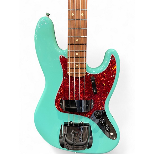 Used 2023 Fender Player Jazz Bass Seafoam Green Electric Bass Guitar