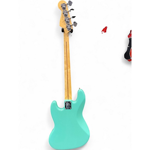 Used 2023 Fender Player Jazz Bass Seafoam Green Electric Bass Guitar