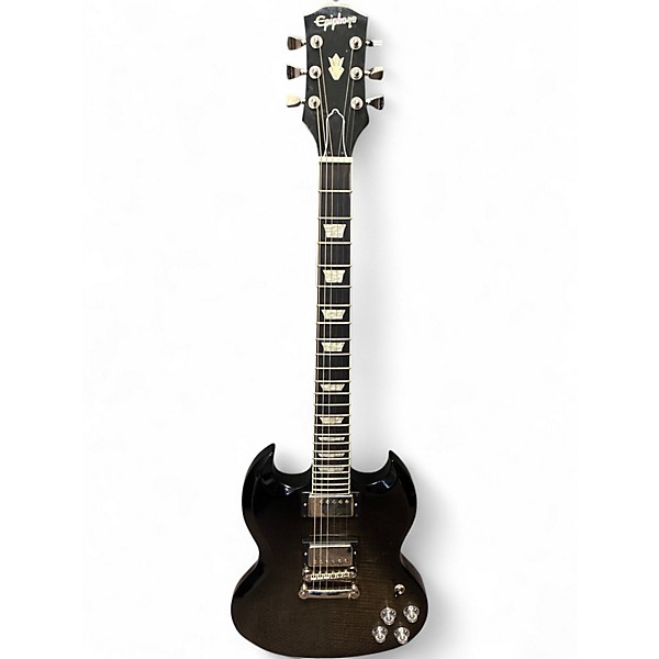 Used Epiphone SG Modern Trans Black Solid Body Electric Guitar