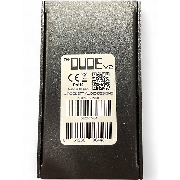 Used J.Rockett Audio Designs The Dude Boost/Overdrive Effect Pedal