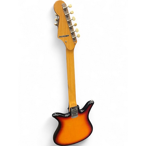 Vintage 1960s Teisco ET-200 Sunburst Solid Body Electric Guitar
