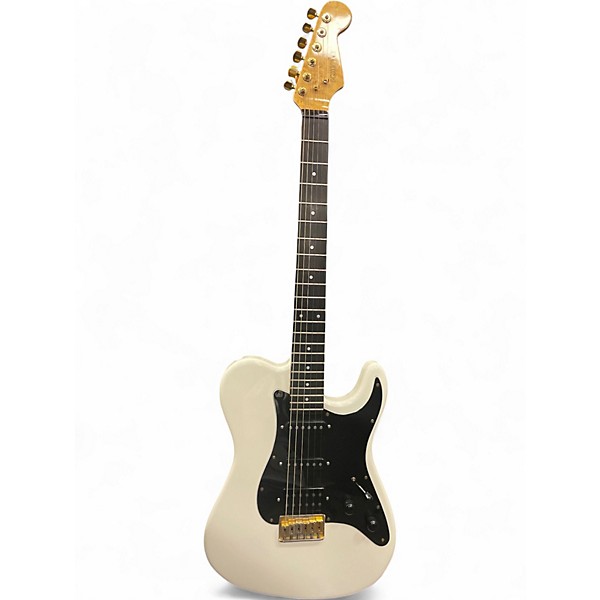 Used Schecter Guitar Research PT HSS MIJ White Solid Body Electric Guitar
