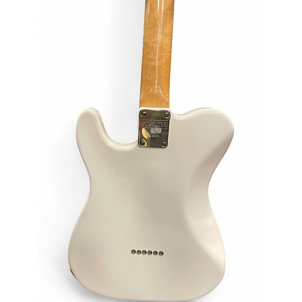 Used Schecter Guitar Research PT HSS MIJ White Solid Body Electric Guitar