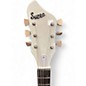 Used Supro 1572SW Belmont Sparkle White Solid Body Electric Guitar