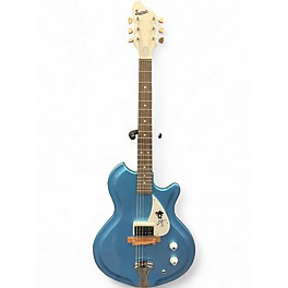 Used Supro 1570WB Sahara Metallic Blue Solid Body Electric Guitar