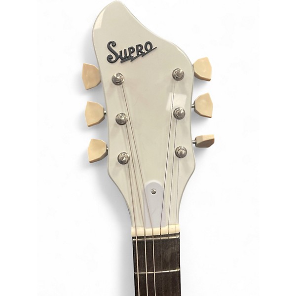 Used Supro 1570WB Sahara Metallic Blue Solid Body Electric Guitar