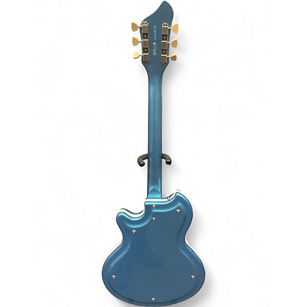 Used Supro 1570WB Sahara Metallic Blue Solid Body Electric Guitar