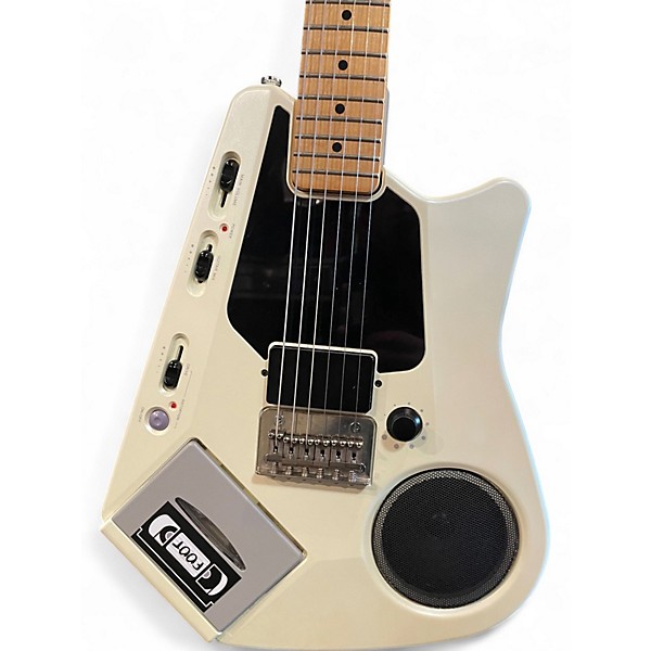 Used Casio EG-5 WHITE Solid Body Electric Guitar