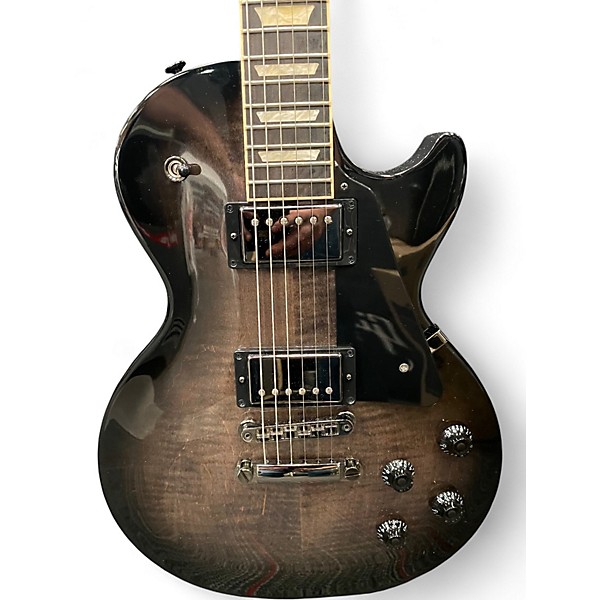 Used 2024 Gibson Les Paul Studio Session Translucent Ebony Burst Solid Body Electric Guitar