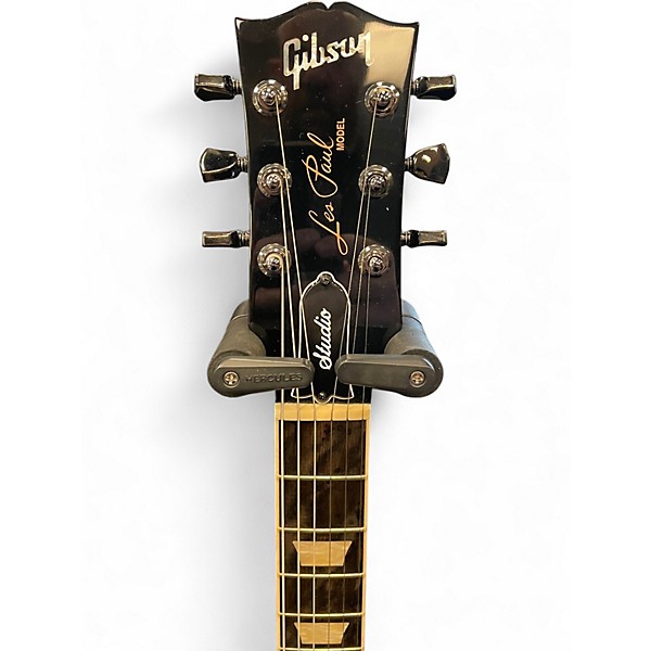 Used 2024 Gibson Les Paul Studio Session Translucent Ebony Burst Solid Body Electric Guitar