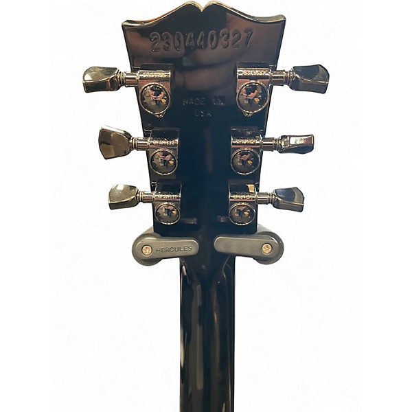 Used 2024 Gibson Les Paul Studio Session Translucent Ebony Burst Solid Body Electric Guitar