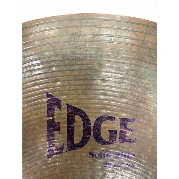 Used Zildjian 20in edge solid ride Cymbal
