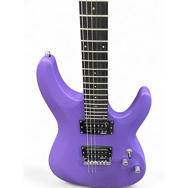 Used Schecter Guitar Research C-6 DELUXE Purple Solid Body Electric Guitar