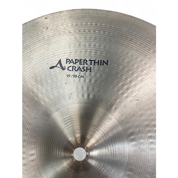 Used Zildjian 15in A Series Paper Thin Crash Cymbal