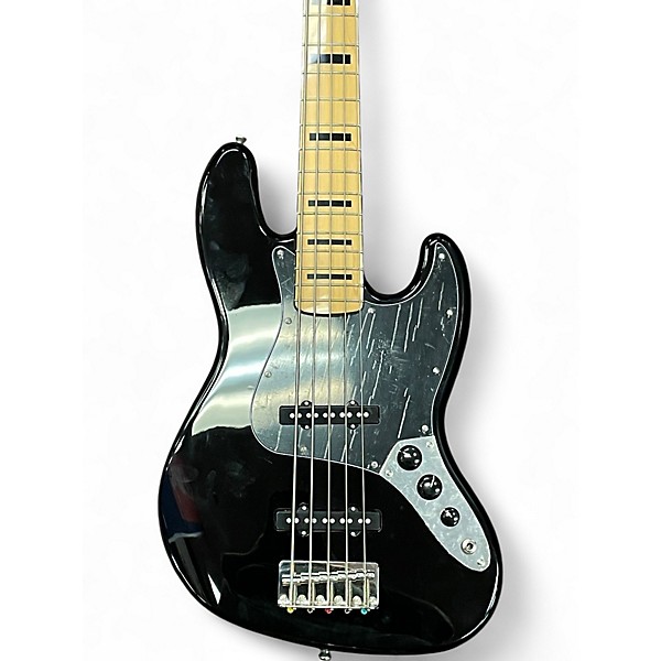 Used Squier Classic Vibe 70s Jazz Bass V BLACK Electric Bass Guitar