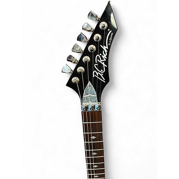 Used B.C. Rich NJ SERIES WARKLOCK  Black Solid Body Electric Guitar
