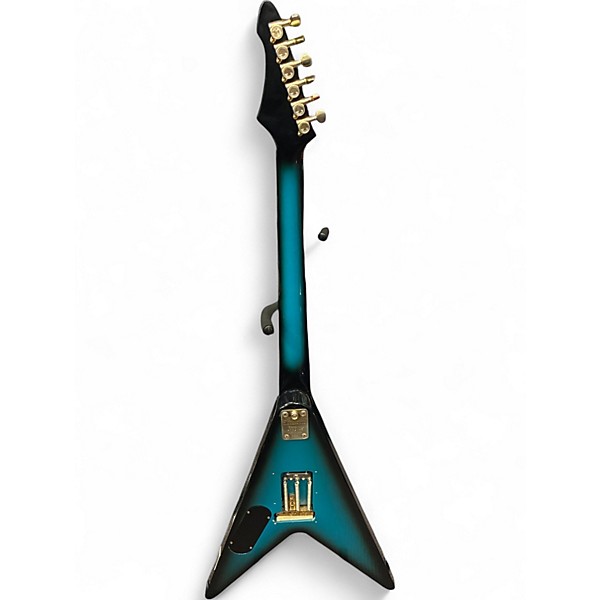 Used Aria Pro Ii XX DELUXE BLUE LIGHTENING Solid Body Electric Guitar