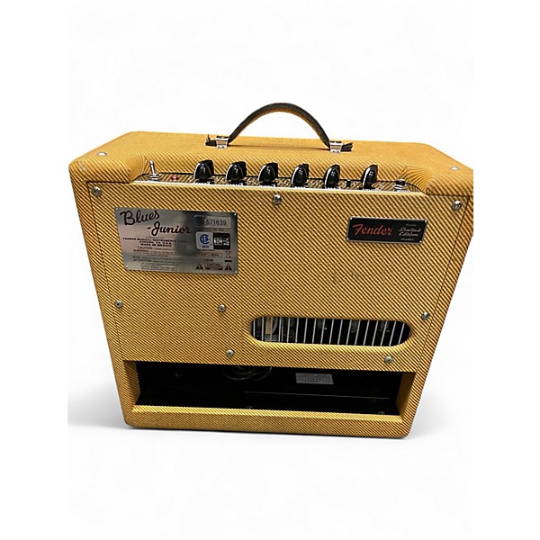 Used Fender Blues Junior Tweed 15W 1x12 Tube Guitar Combo Amp
