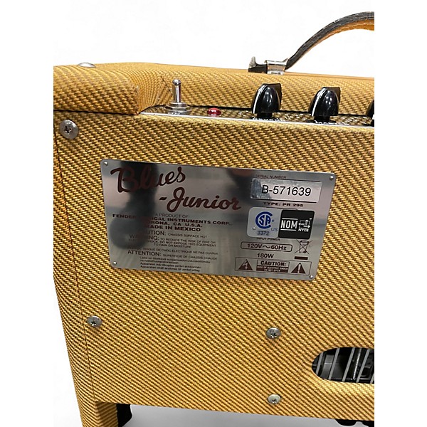 Used Fender Blues Junior Tweed 15W 1x12 Tube Guitar Combo Amp